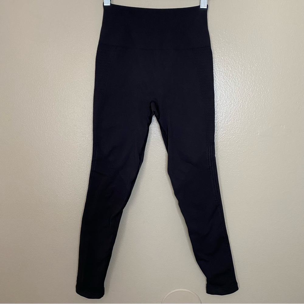 Lululemon Zone In Tight Womens 4 Solid Naval Blue Leggings High Rise Active